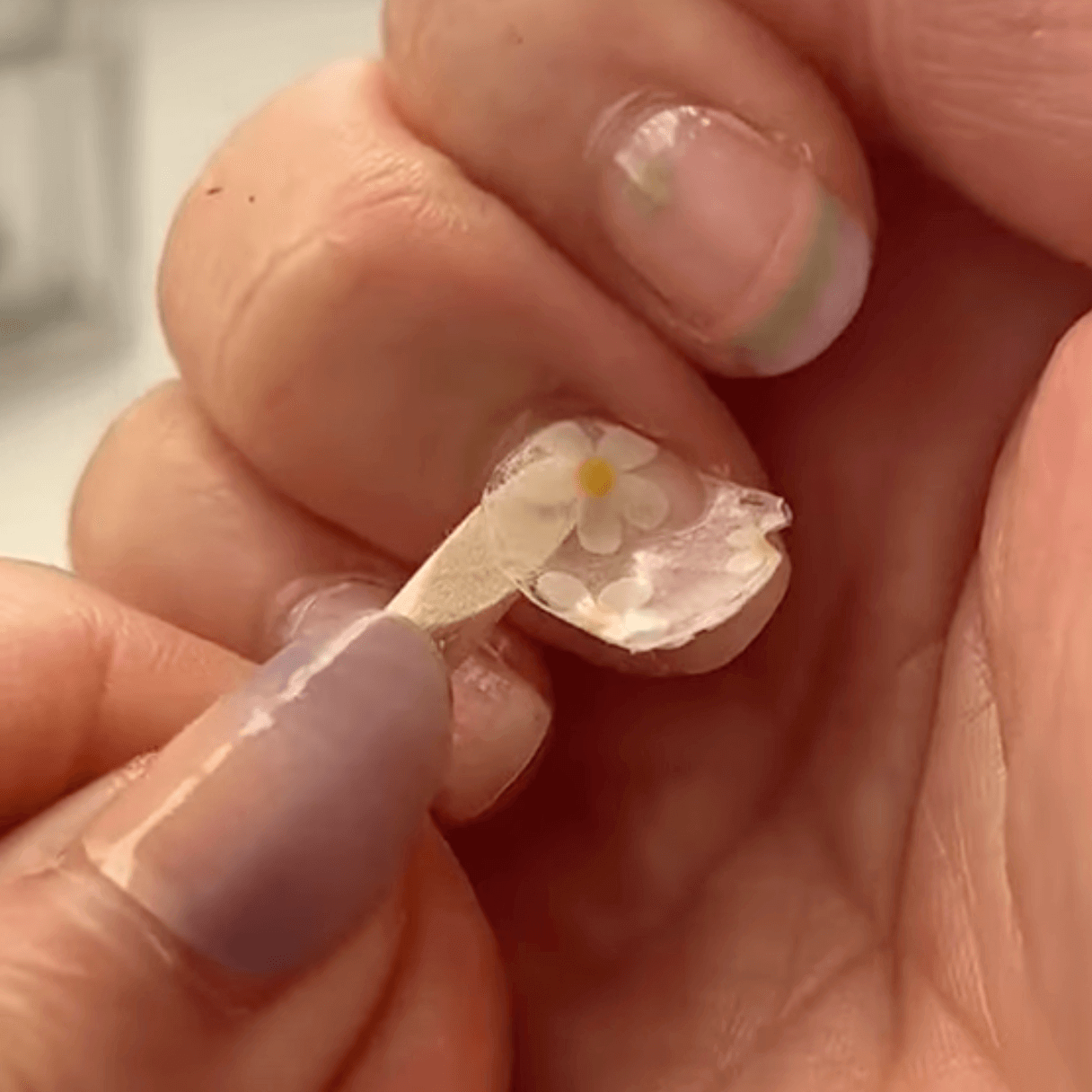 How to Remove Semi Cured Gel Nail Wraps - Personail