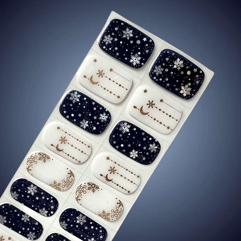 Silent Night | Super Jellies DIY Hard Semi Cured Gel Nail Wraps