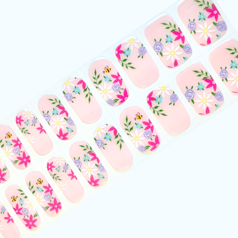 Flower | Super Jellies DIY Hard Semi Cured Gel Nail Wraps