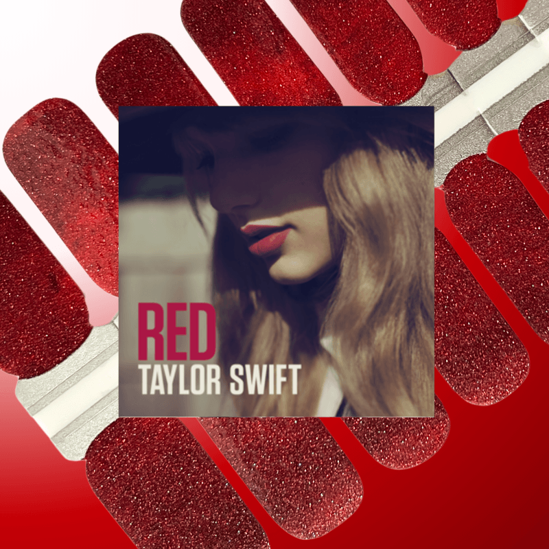 Red (Eras Tour) | Glitter Nail Polish Wrap