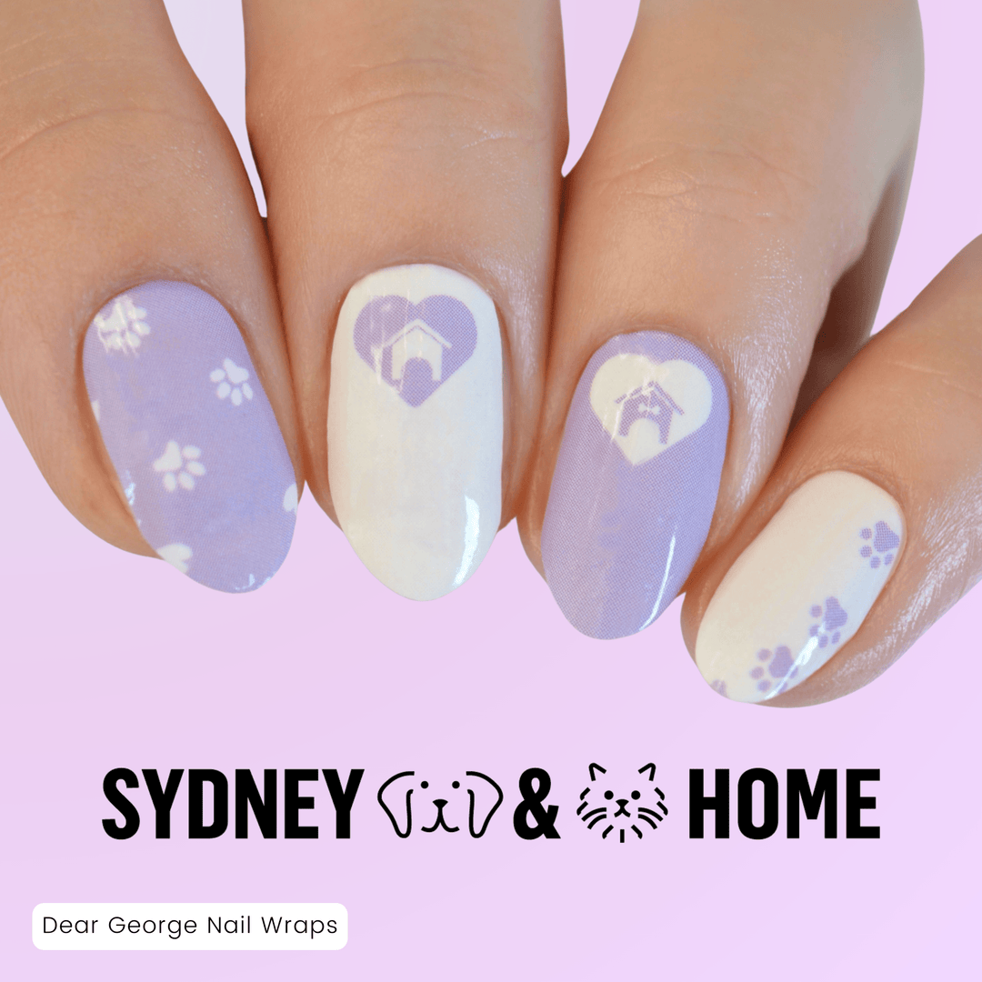 Dear George Nail Wrap ($2 of every order to charity)