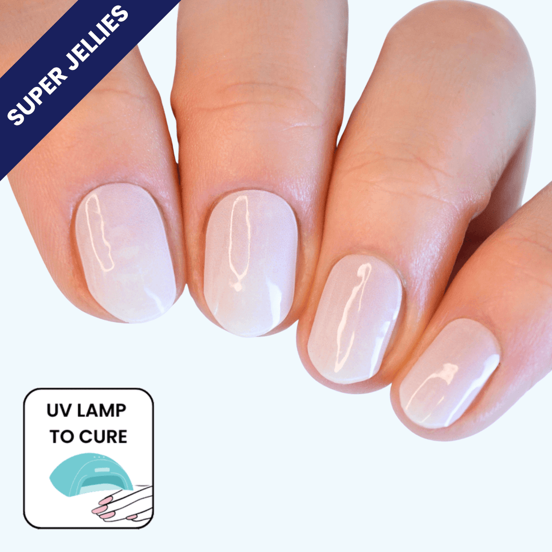 French Ombre | Super Jellies DIY Hard Semi Cured Gel Nail Wraps