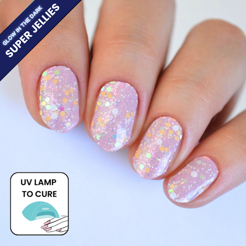 Grape Super Jellies DIY Semi Cured Gel Nail Wraps
