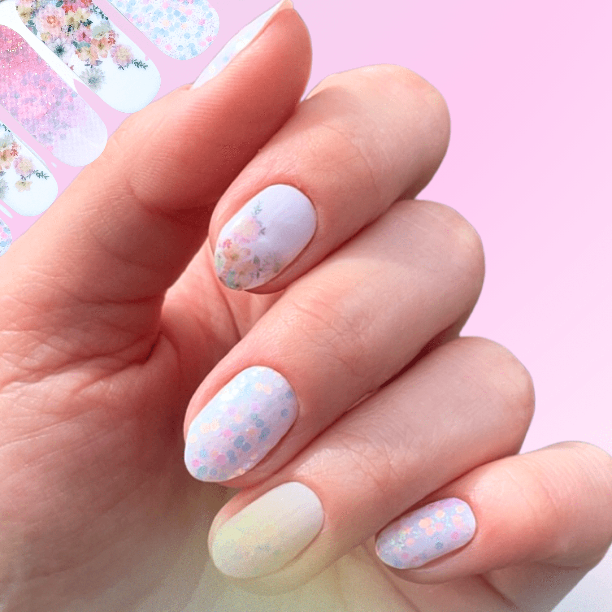 Bloomings | Floral Nail Polish Wraps