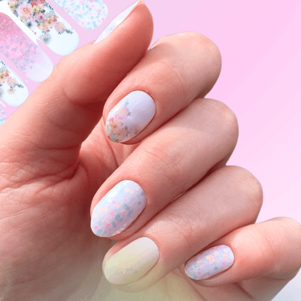 Bloomings | Floral Nail Polish Wraps