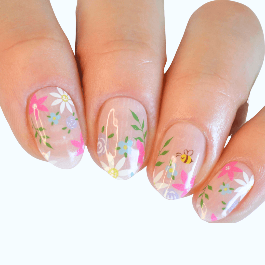 Flower | Super Jellies DIY Hard Semi Cured Gel Nail Wraps