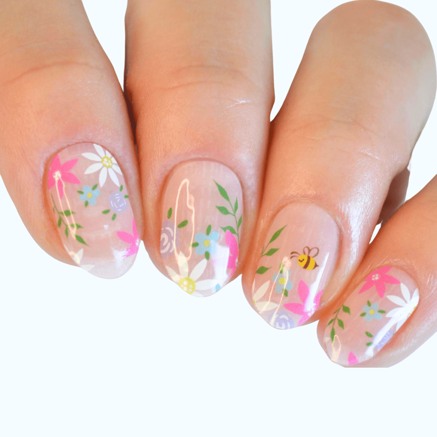 Flower | Super Jellies DIY Hard Semi Cured Gel Nail Wraps
