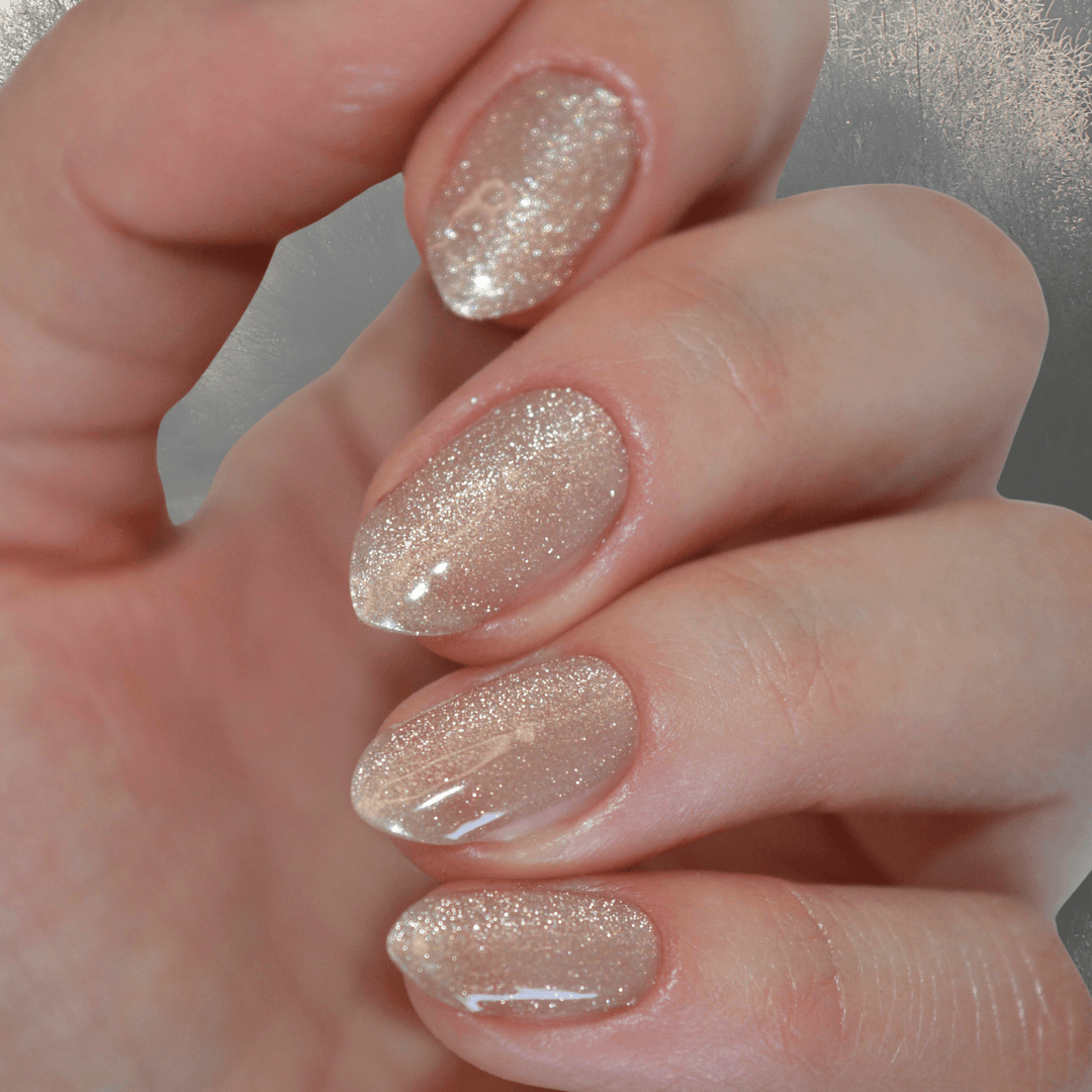 Chrome Nude | Super Jellies DIY Hard Semi Cured Gel Nail Wraps