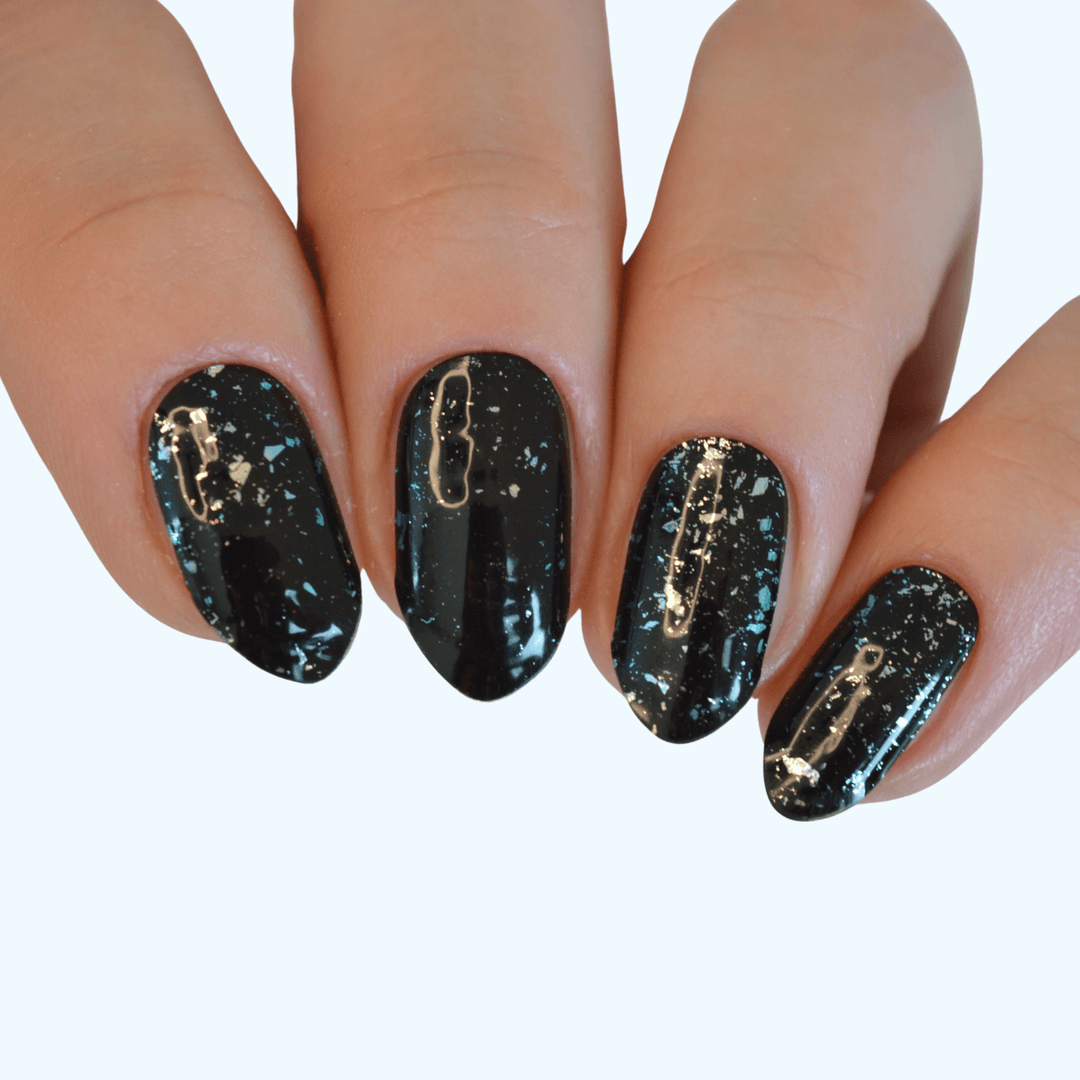 Gunmetal | Super Jellies DIY Hard Semi Cured Gel Nail Wraps