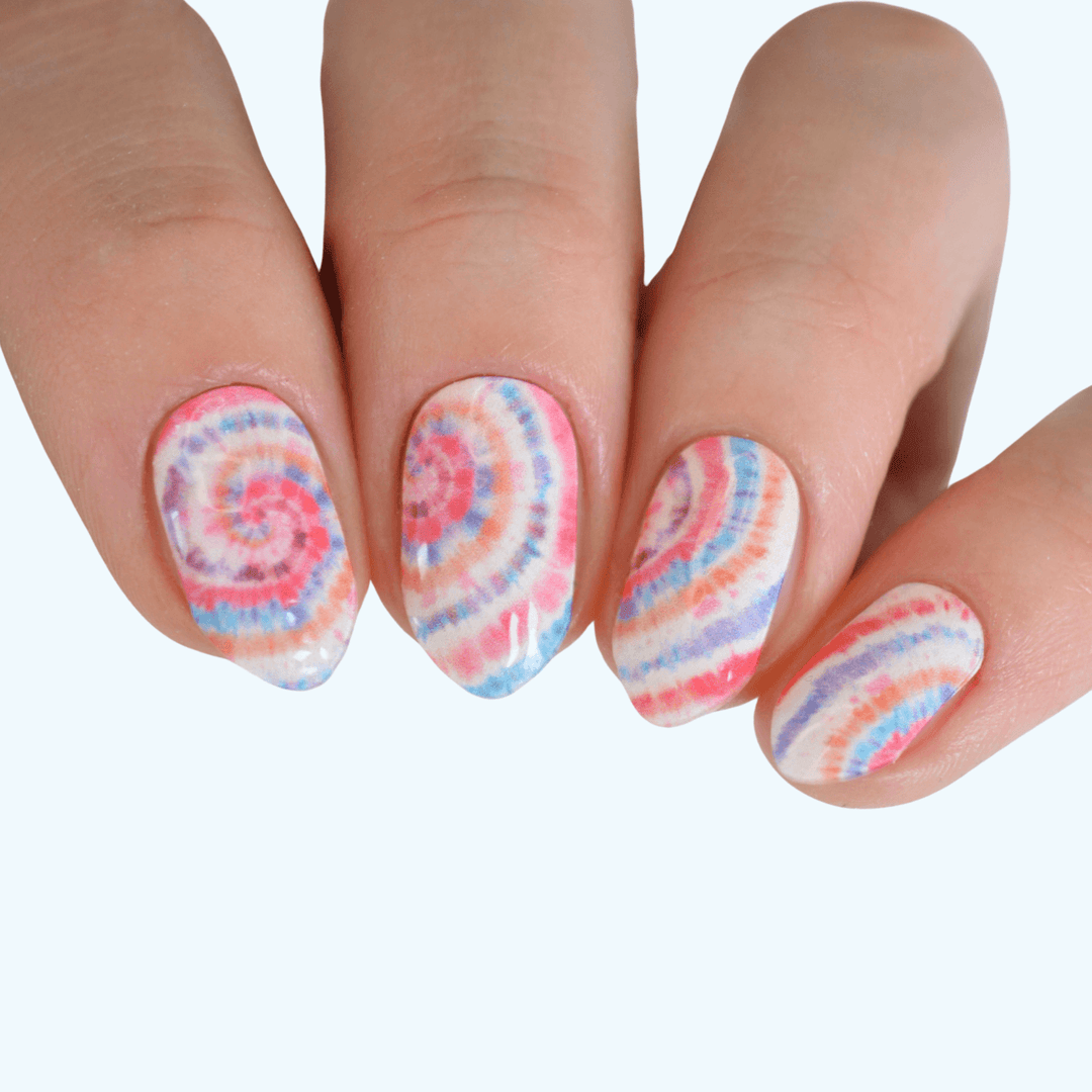 Tie Dye | Super Jellies DIY Semi Cured Gel Nail Wraps