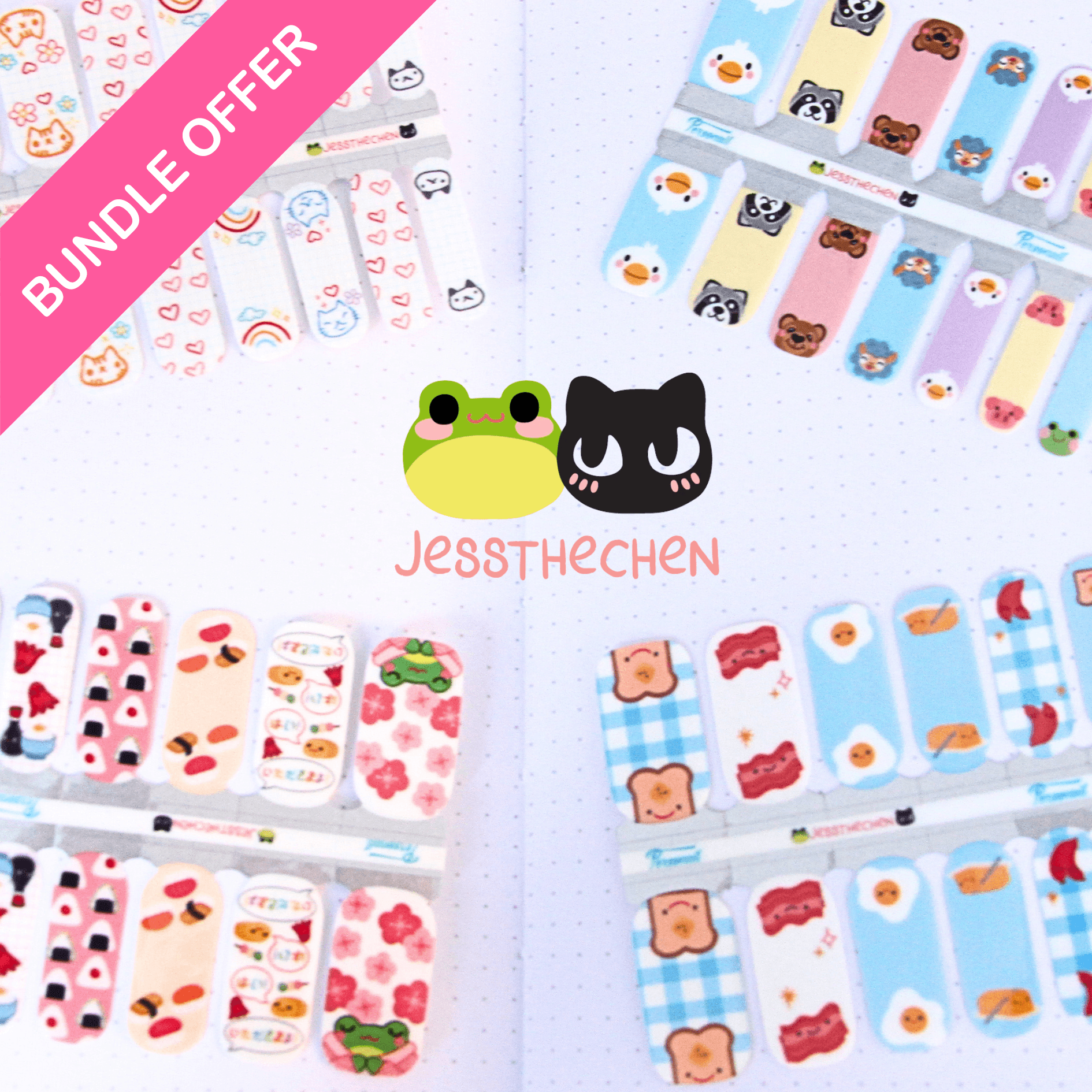 Doodles | Jess The Chen Collab Nail Polish Wrap
