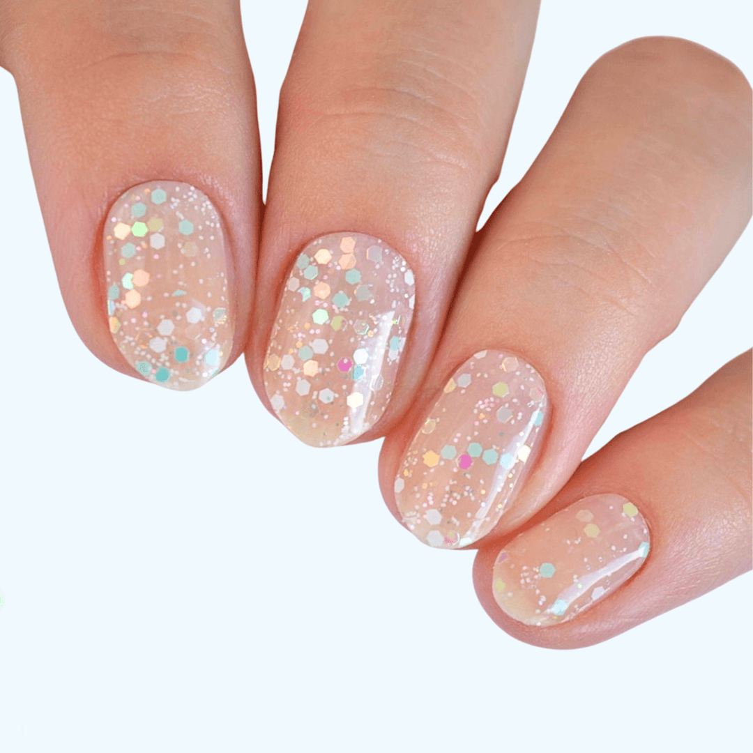 Melon (Glow in the dark) | Super Jellies DIY Hard Semi Cured Gel Nail Wraps