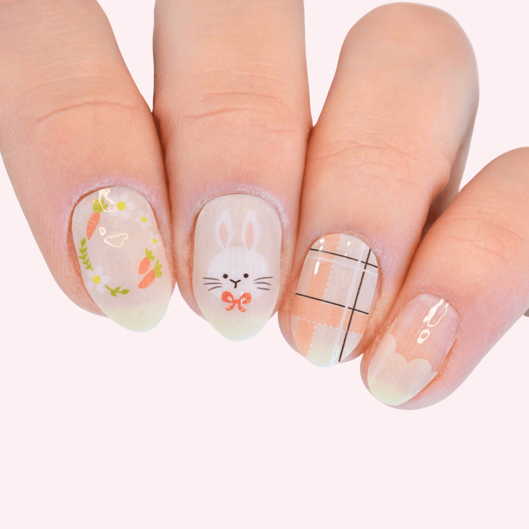 Easter Bunny | Jellies DIY Soft Semi Cured Gel Nail Wraps