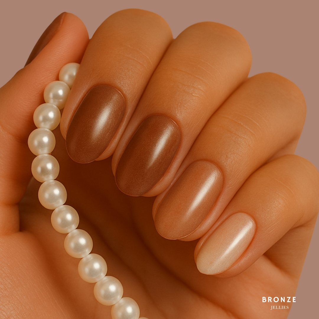 Bronze | Jellies DIY Soft Semi Cured Gel Nail Wraps