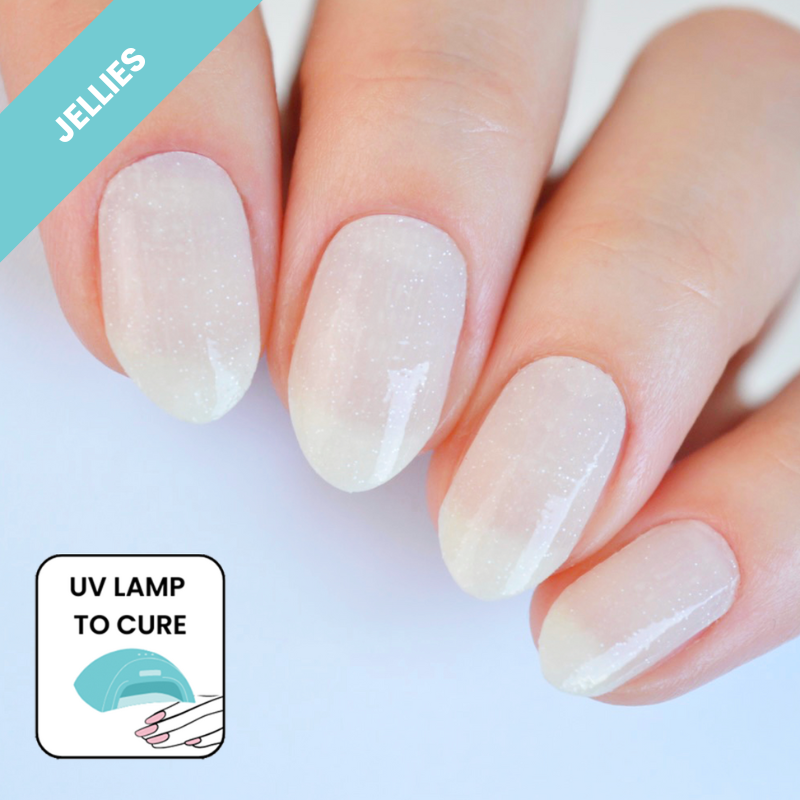 Snow Jellies DIY Semi Cured Gel Nail Wraps