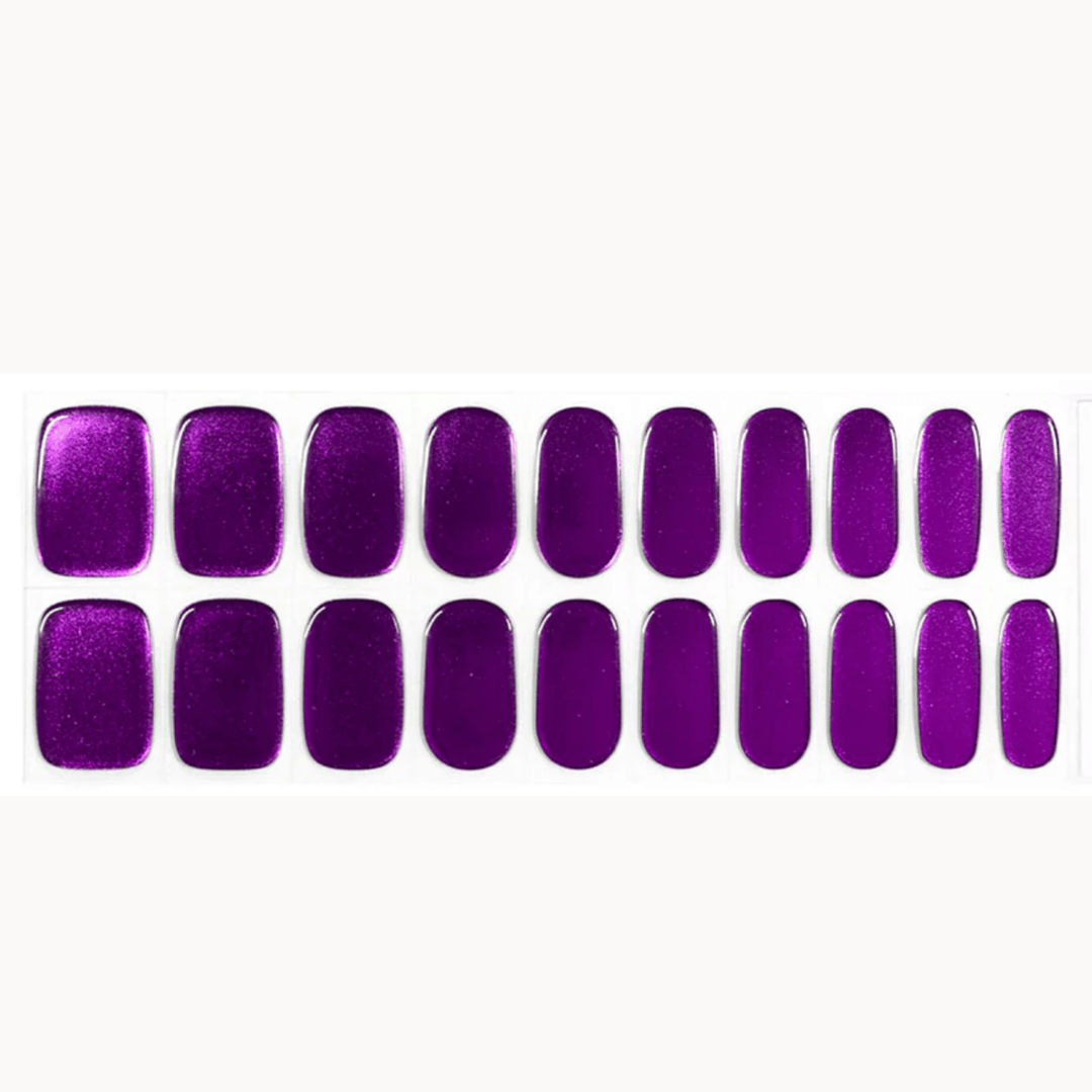 Violet | Super Jellies DIY Hard Semi Cured Gel Nail Wraps