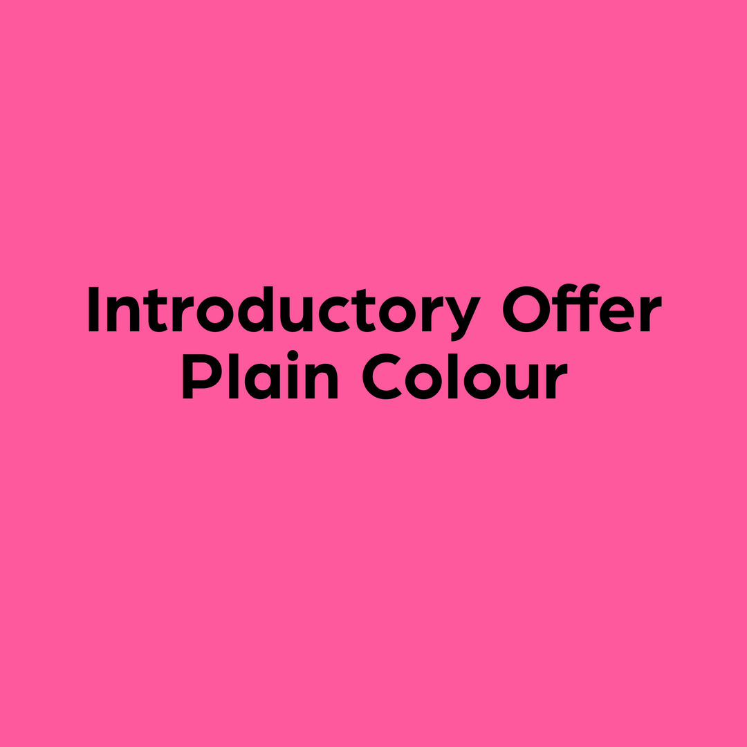 Introductory Offer with PLAIN COLOUR - We pick for you!