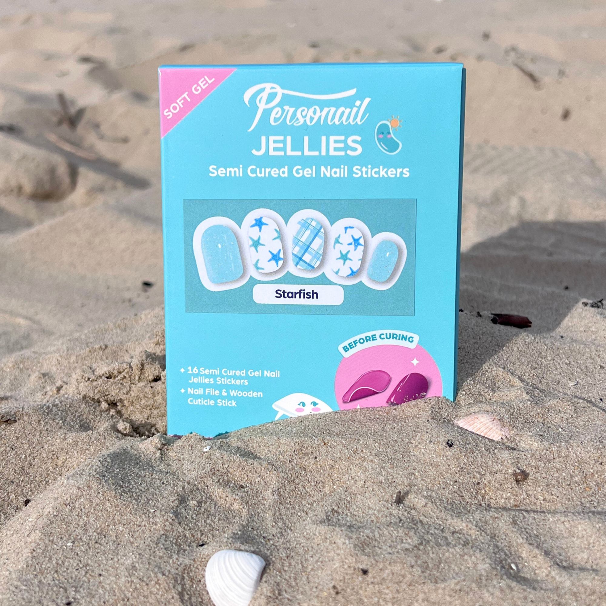 Starfish | Jellies DIY Soft Semi Cured Gel Nail Wraps