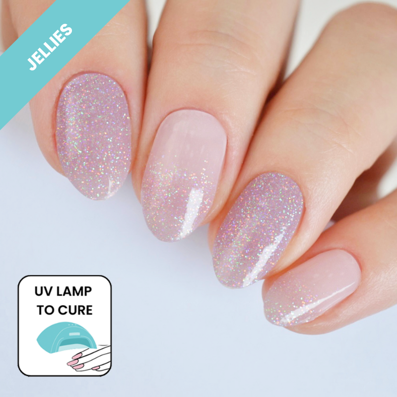 Pageant Queen DIY Semi Cured Gel Nail Wraps