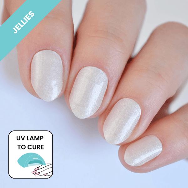 Mother of Pearl | Jellies DIY Soft Semi Cured Gel Nail Wraps