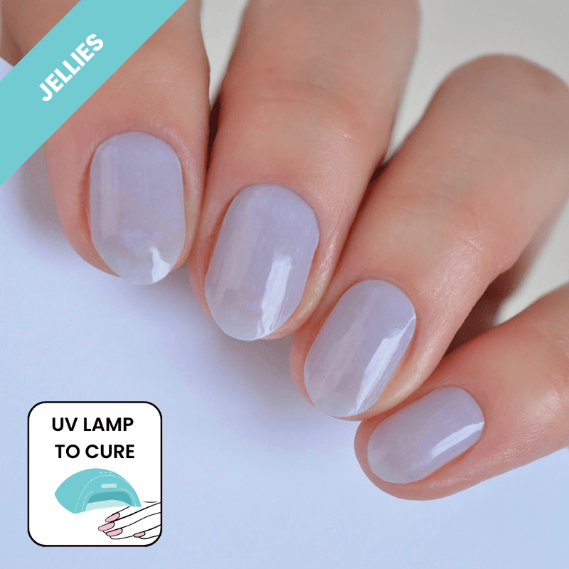 Misty Morning | Jellies DIY Soft Semi Cured Gel Nail Wraps
