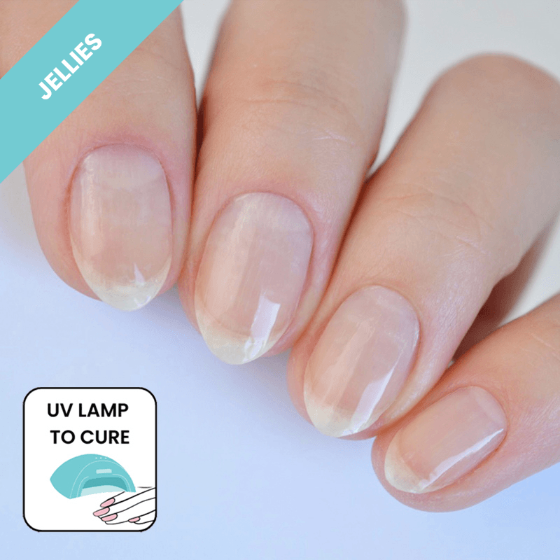 Clear Gel | Jellies DIY Soft Semi Cured Gel Nail Wraps