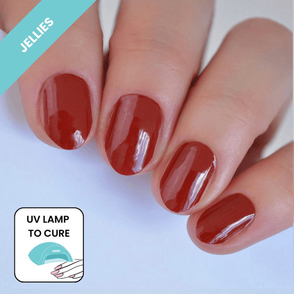 Wine | Jellies DIY Soft Semi Cured Gel Nail Wraps