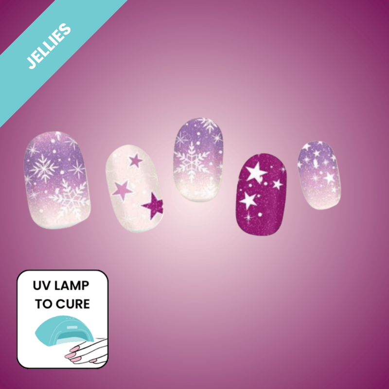 Sparklers | Jellies DIY Soft Semi Cured Gel Nail Wraps