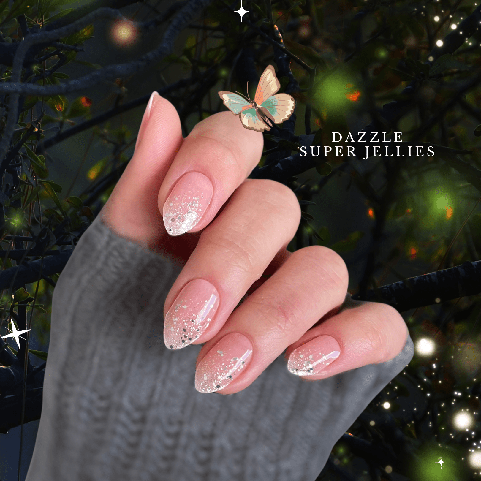 Dazzle | Super Jellies DIY Hard Semi Cured Gel Nail Wraps