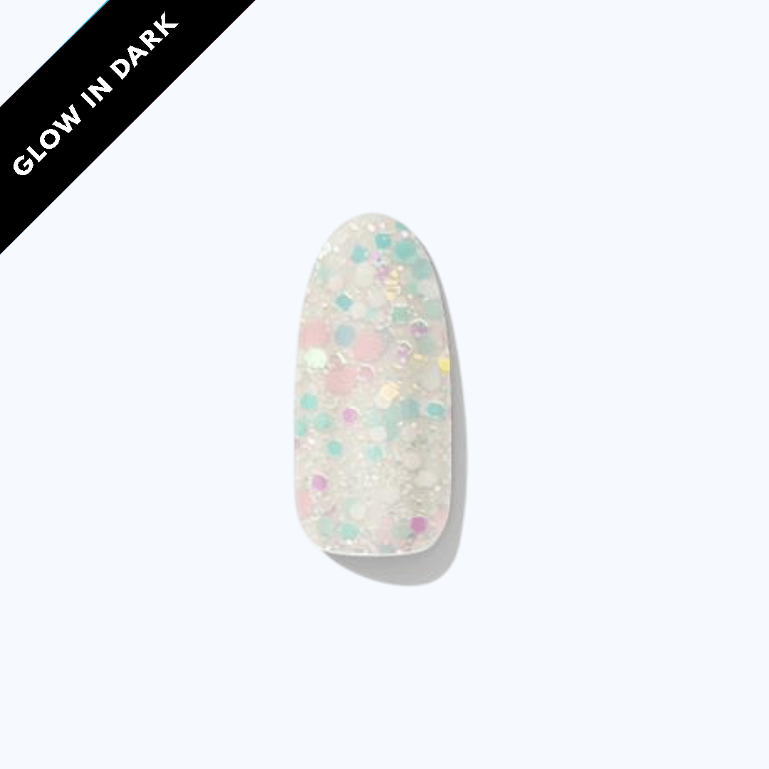 Melon (Glow in the dark) | Super Jellies DIY Hard Semi Cured Gel Nail Wraps