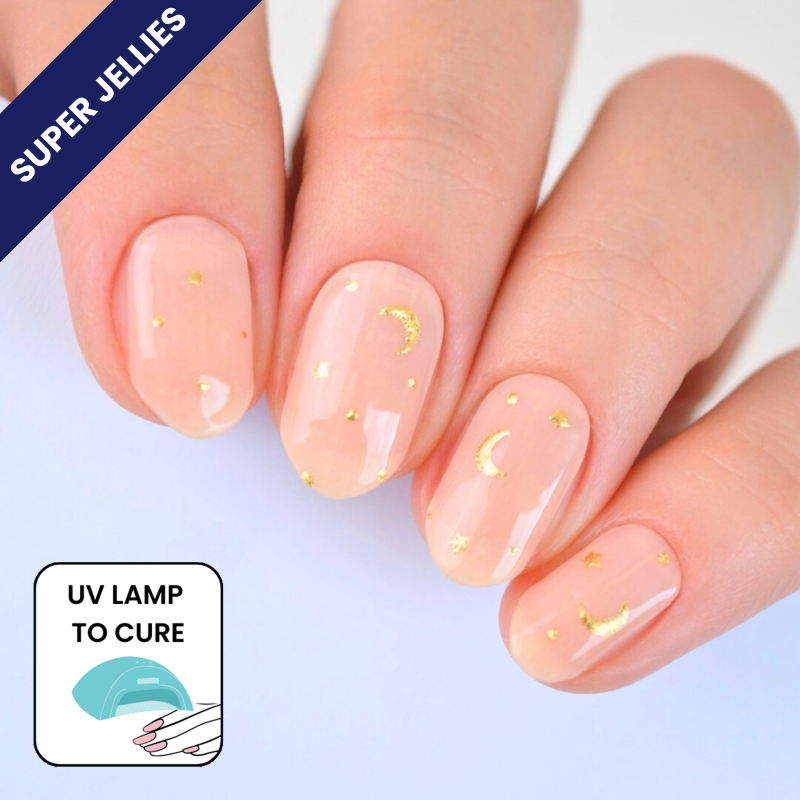 Aurora Super Jellies DIY Semi Cured Gel Nail Wraps