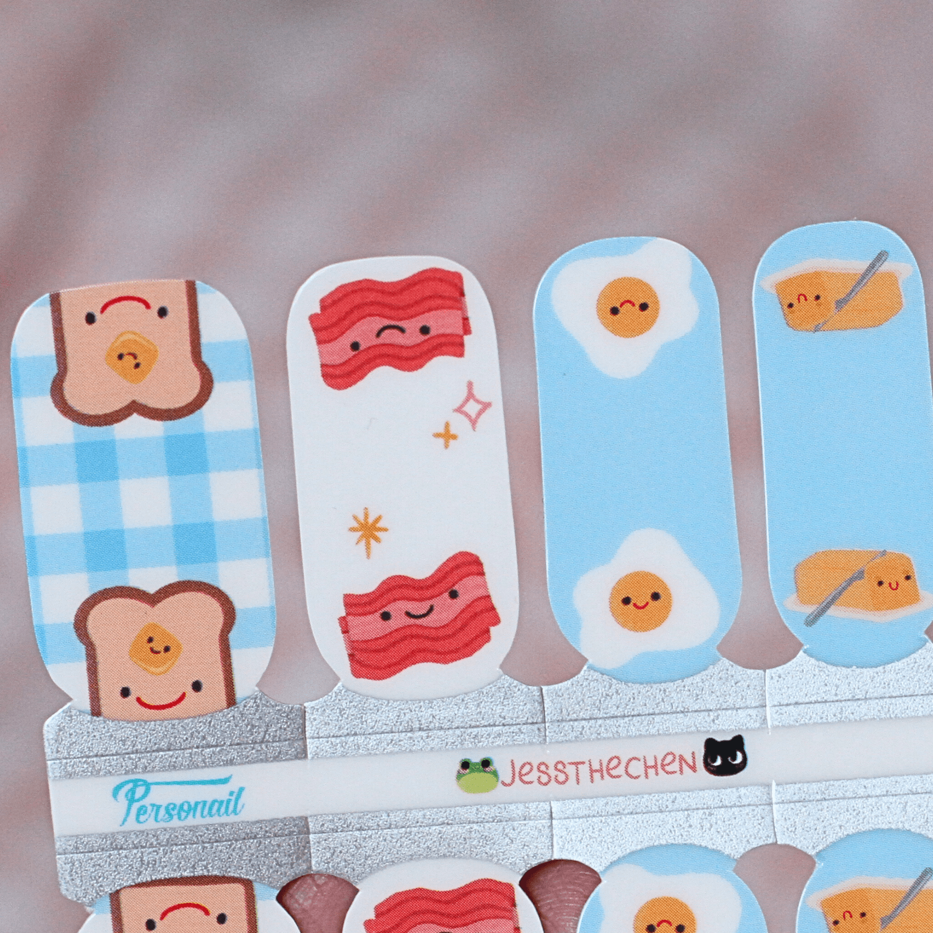 Breakfast | Jess The Chen Collab Nail Polish Wrap