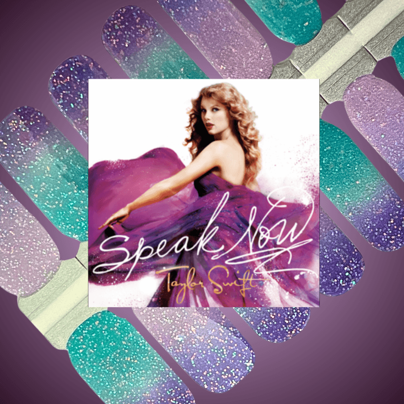 Speak Now (Eras Tour) | Glitter Nail Polish Wrap