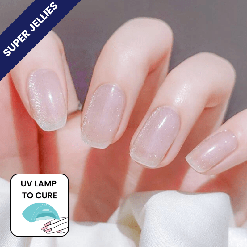 Cat Eye Transparent | Super Jellies DIY Hard Semi Cured Gel Nail Wraps