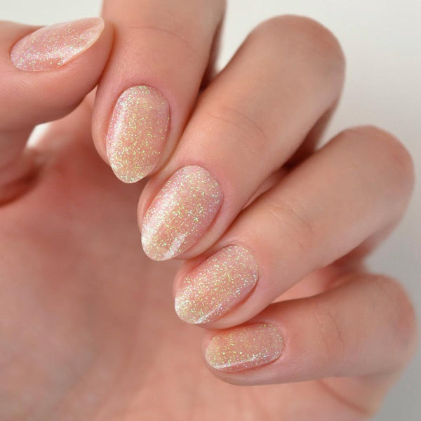 Apricot | Glitter Nail Polish Wrap