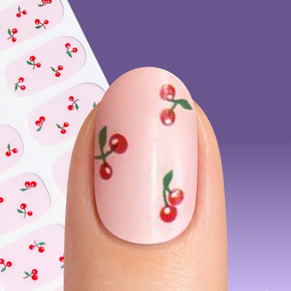 Cherry Ripe | Super Jellies DIY Hard Semi Cured Gel Nail Wraps