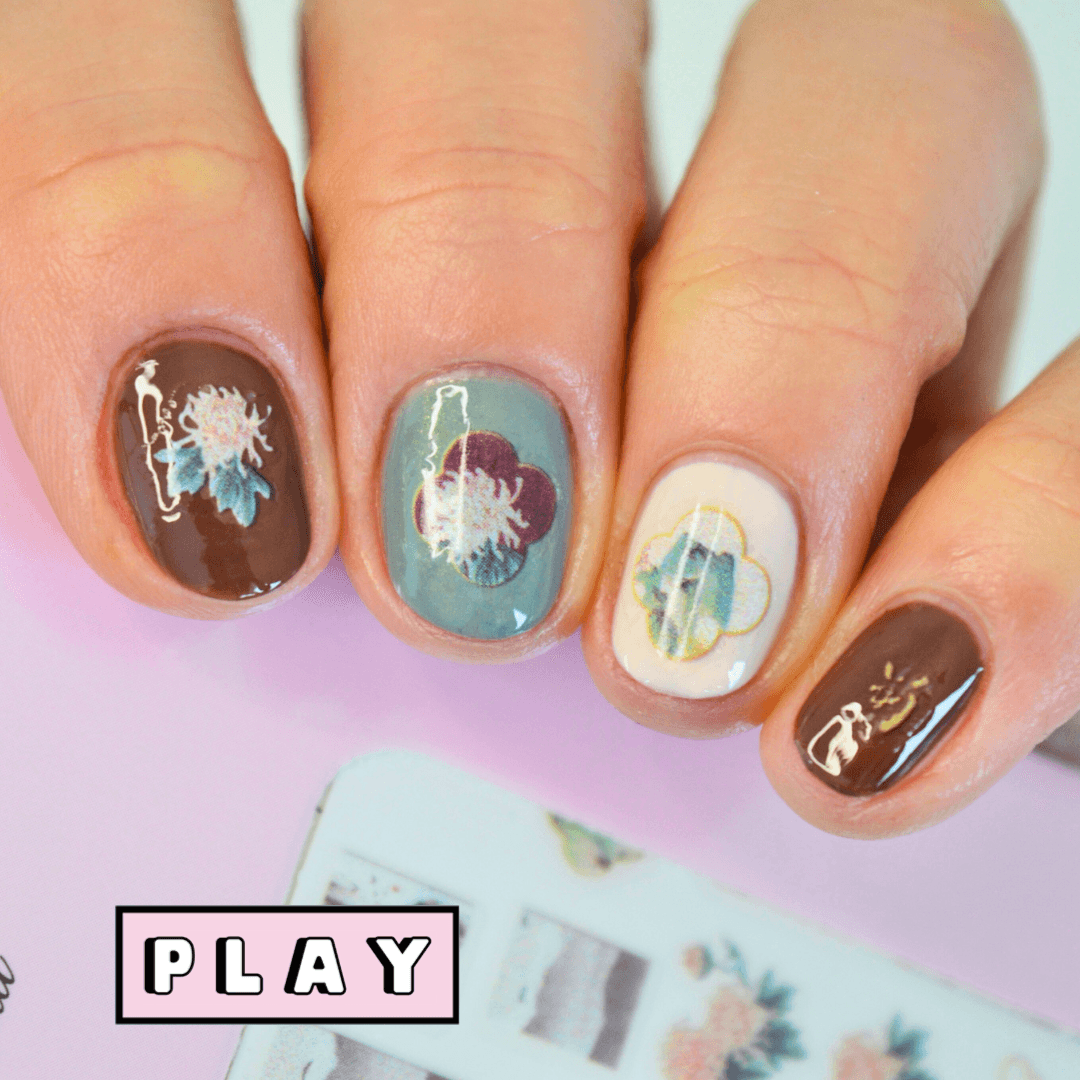 Mythology PLAY Nail Art Sticker