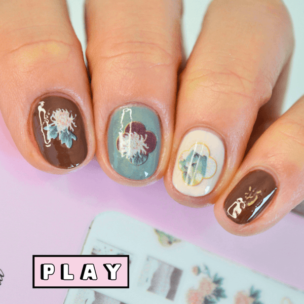 Mythology PLAY Nail Art Sticker