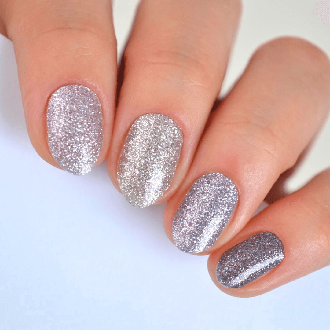 Sapphire| Glitter Gradient Nail Polish Wrap