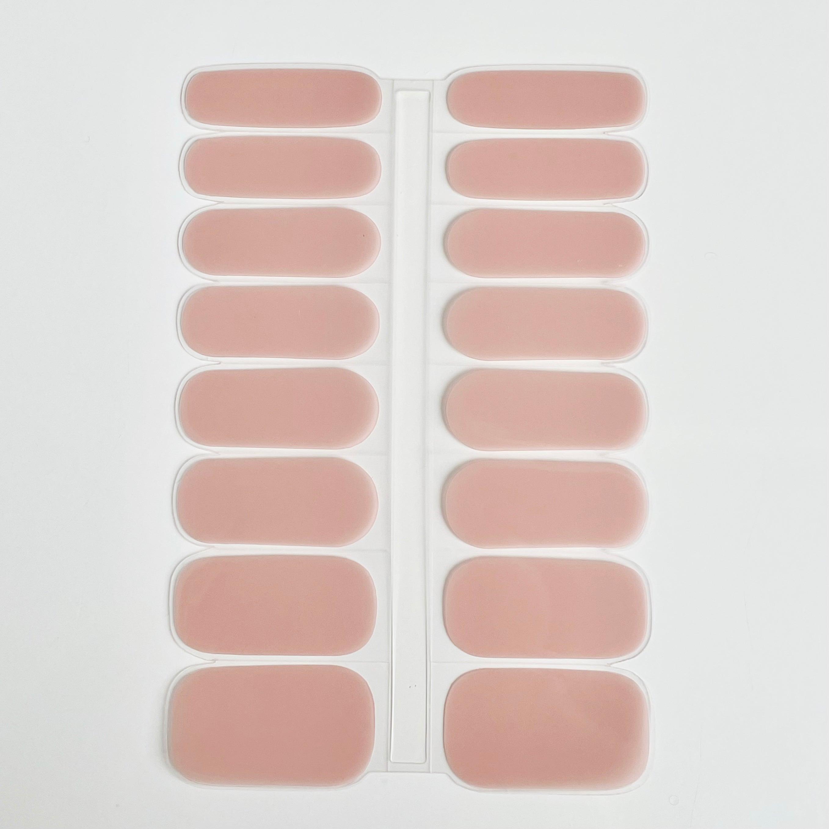 Dusty Rose | Jellies DIY Soft Semi Cured Gel Nail Wraps
