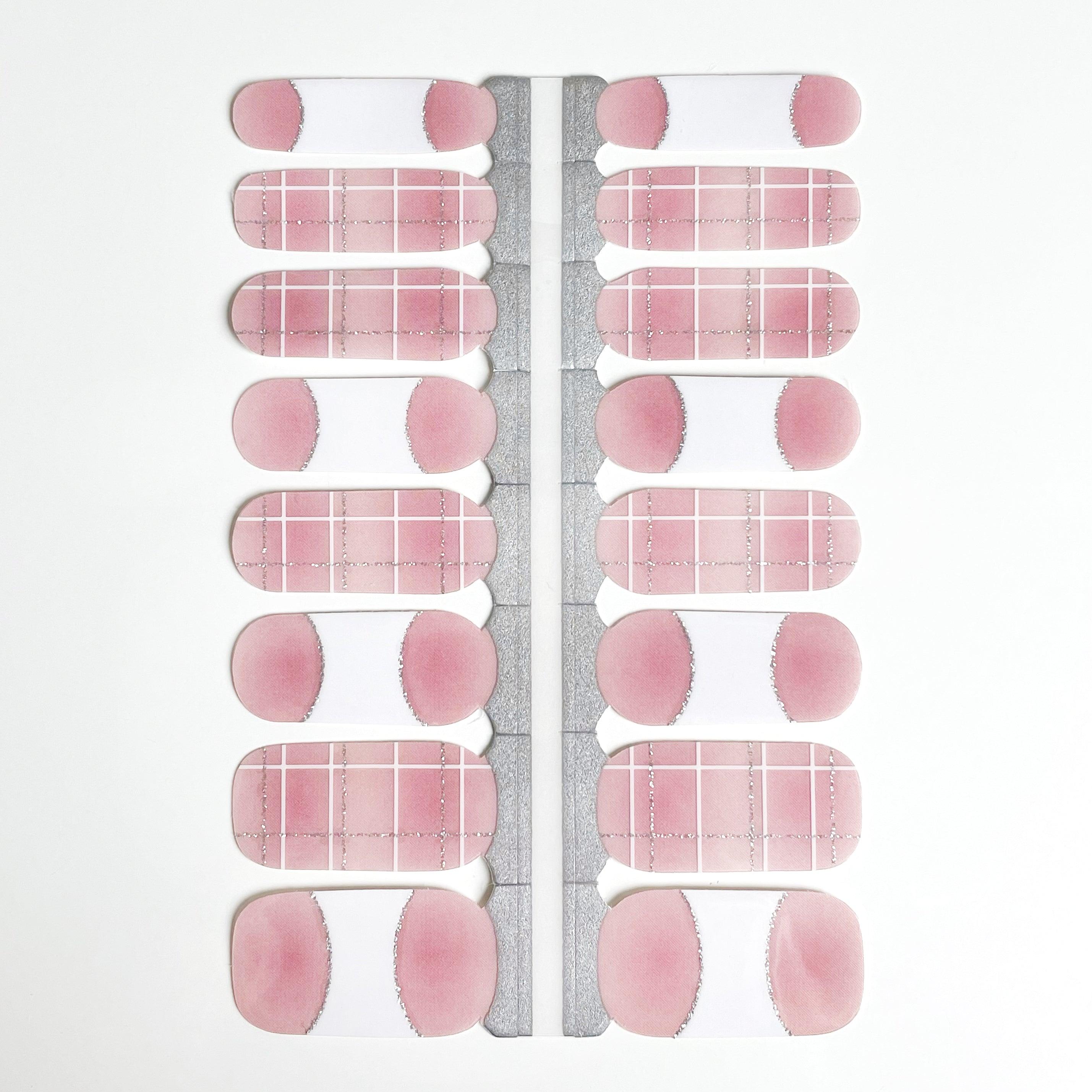 Elle | French Checkered Nail Polish Wrap