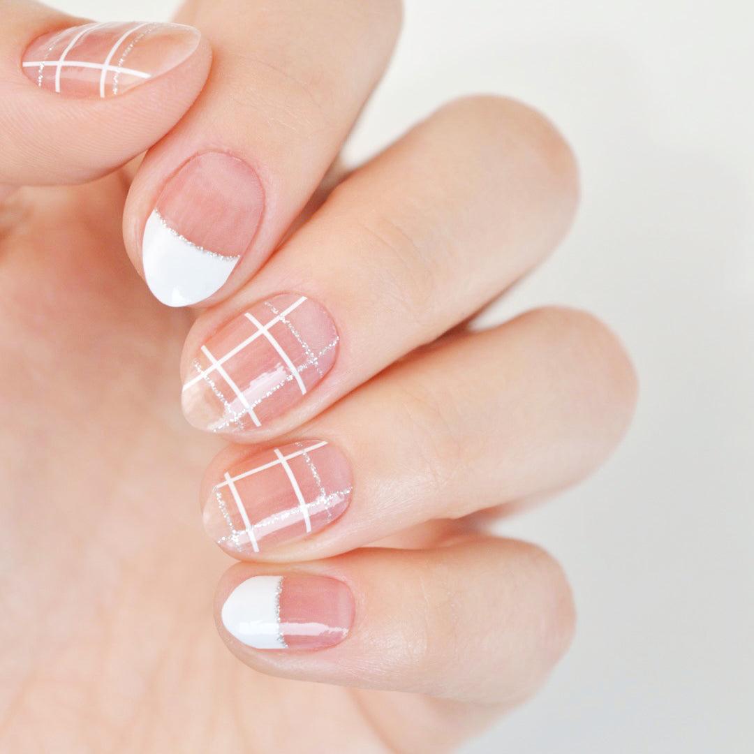 Elle | French Checkered Nail Polish Wrap