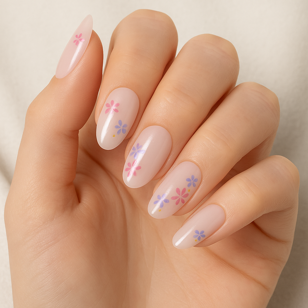 Birthday Flowers | Super Jellies DIY Hard Semi Cured Gel Nail Wraps