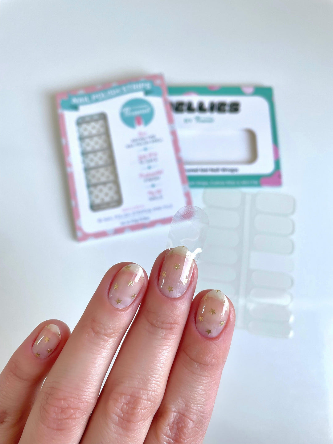 Clear Gel | Jellies DIY Soft Semi Cured Gel Nail Wraps