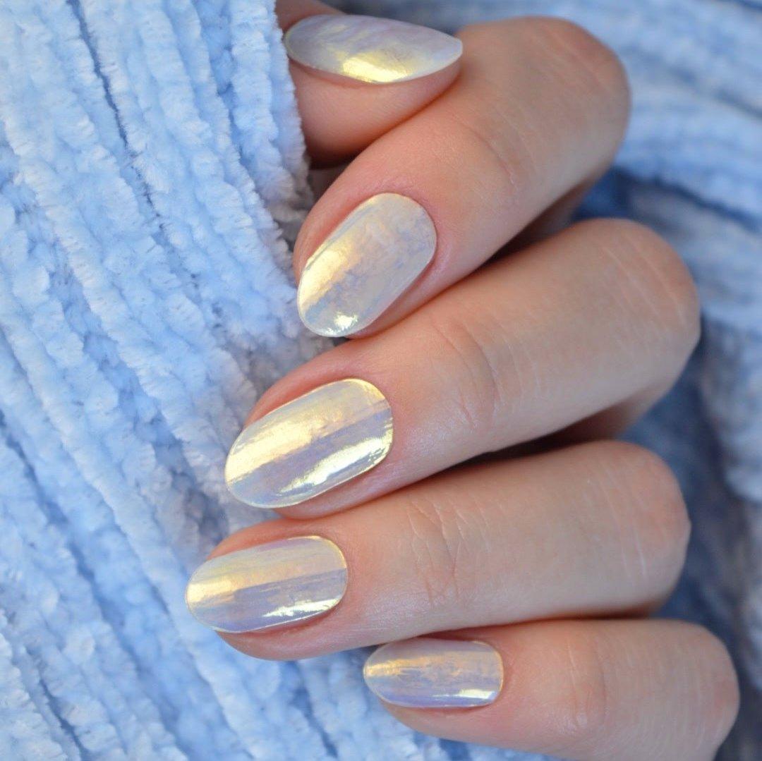 Glass (Blue) | Super Jellies DIY Hard Semi Cured Gel Nail Wraps