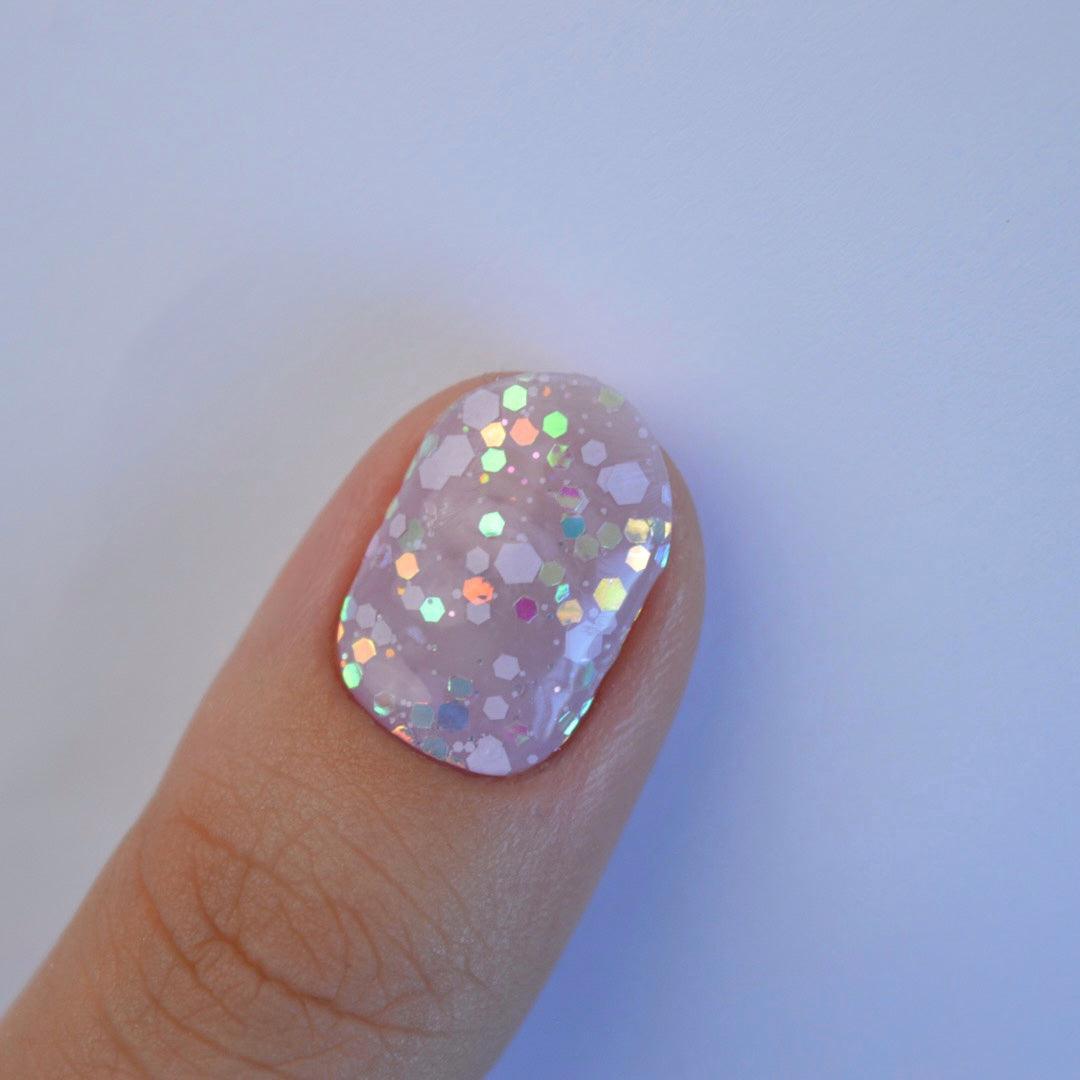 Grape (Glow in the dark) | Super Jellies DIY Hard Semi Cured Gel Nail Wraps