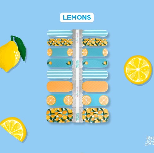 Lemon x Teggun Ashleigh | Nail Polish Wraps