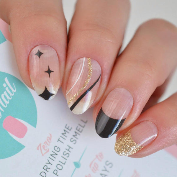 Interstellar | Transparent Stars Nail Polish Wraps