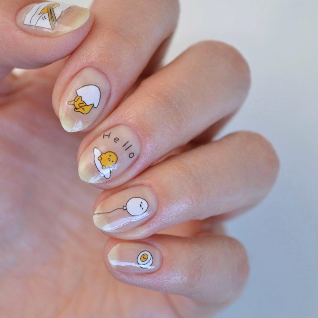 Lazy Egg PLAY Nail Art Sticker