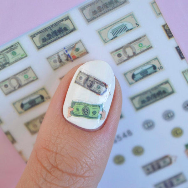 Moolah PLAY Nail Art Sticker